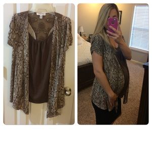 Maternity top
